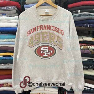 Vintage San Francisco 49ers Football Sweatshirt, Retro 49ers NFL Shirt Tee